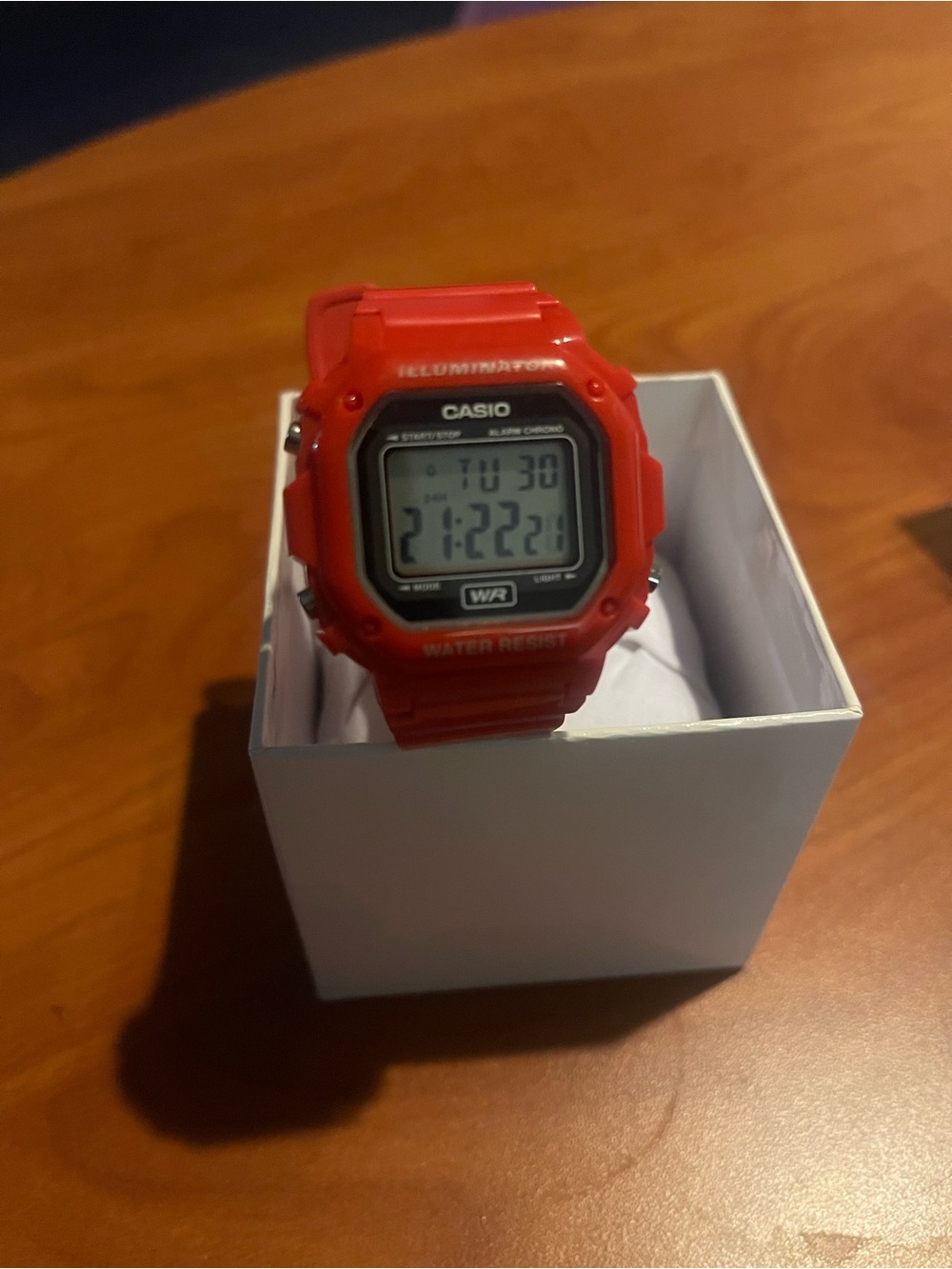 Casio Red Digital Men's Watch